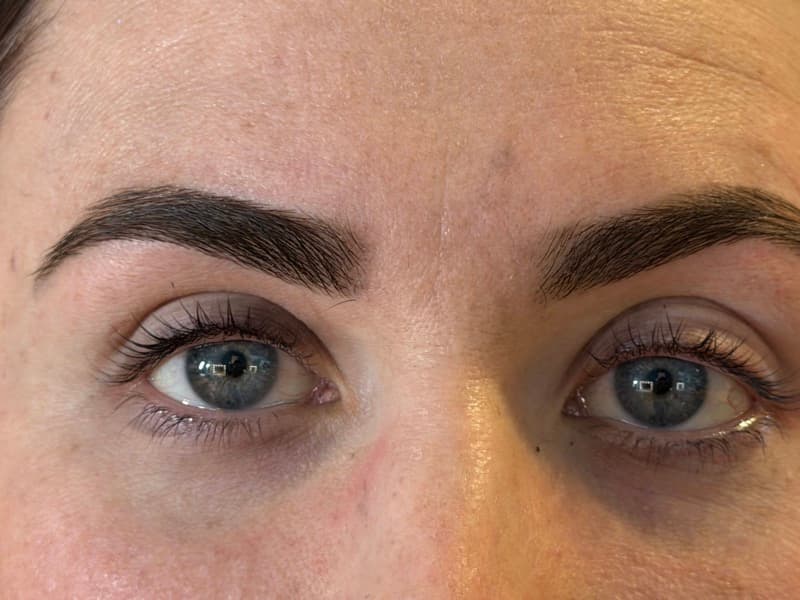 Precision eyebrow threading