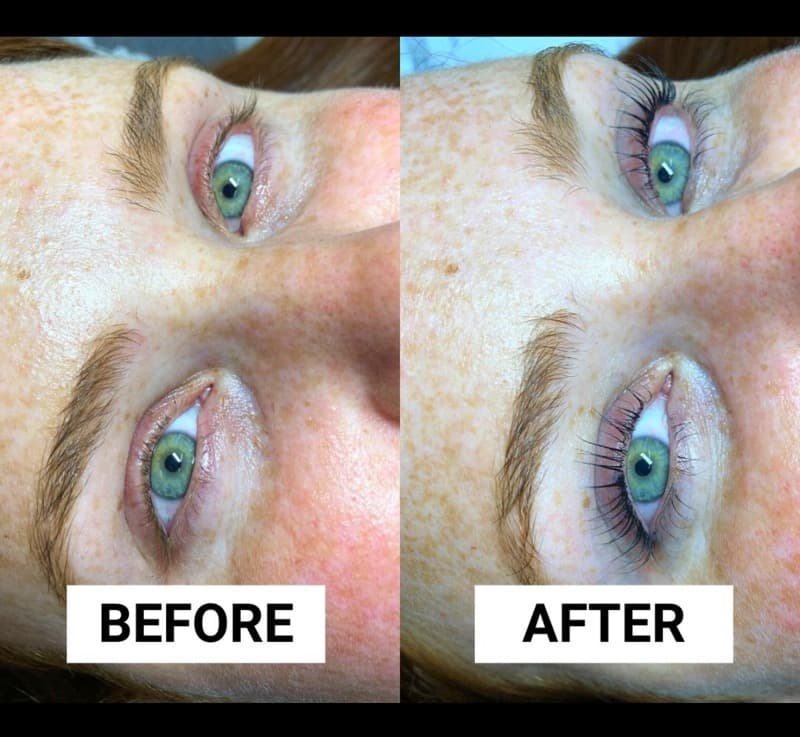Lash transformation before and after